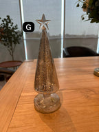 Glowing Glass Christmas Tree Decoration
