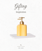 GIFTING INSPIRATION - Sunny Blossom Soap Dispenser Set