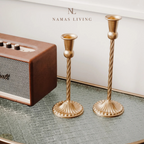 Twisted Vintage Candle Holder Set