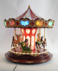 Santa’s Sleigh Musical Carousel Decoration
