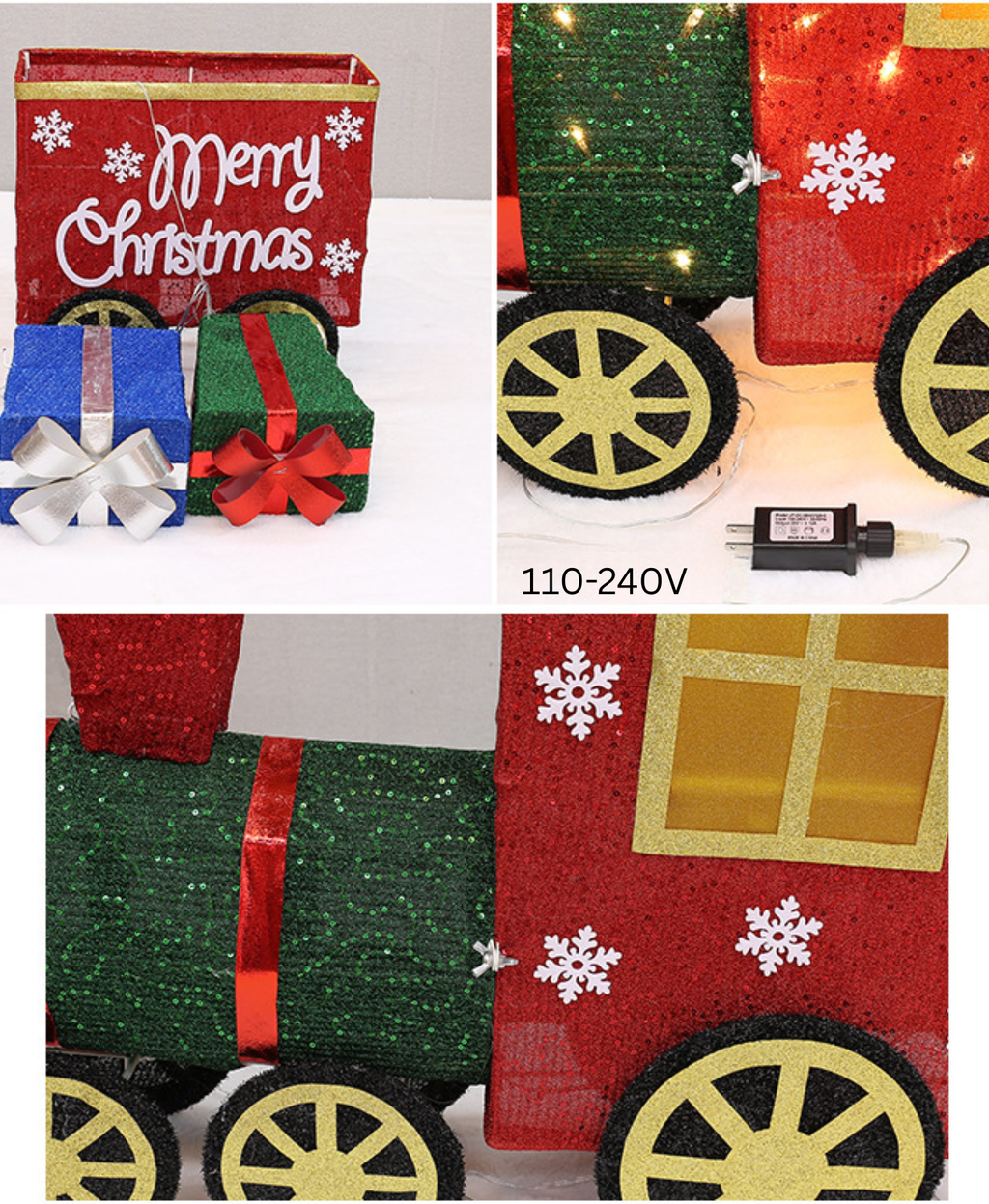 Holiday Express LED Gift Train