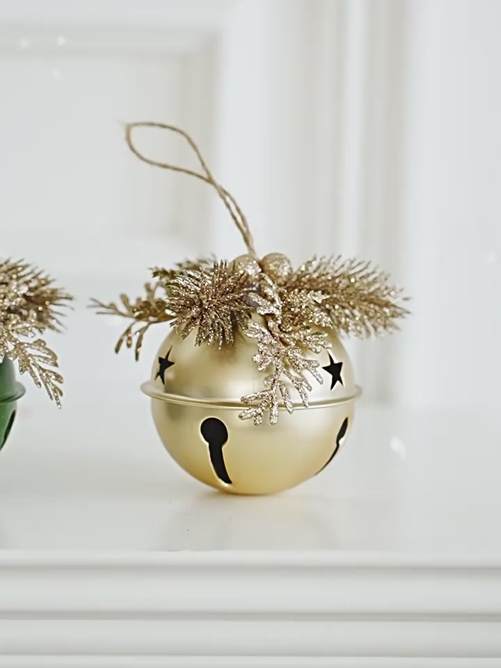Classic Pine Bell Ornament