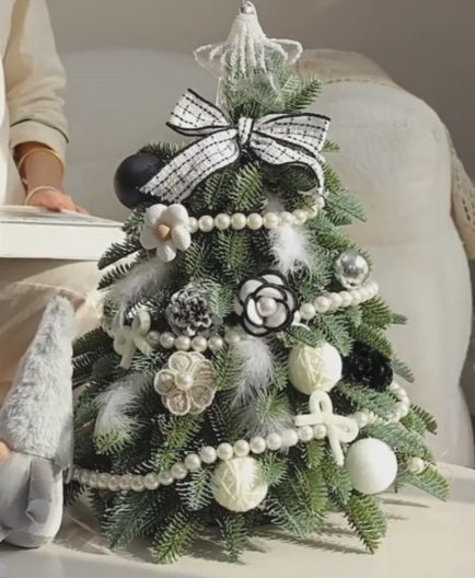 White Pearl Mini Christmas Tree