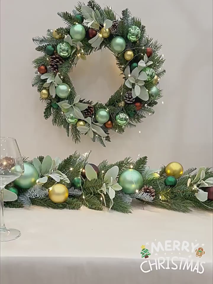Emerald Holiday Garland