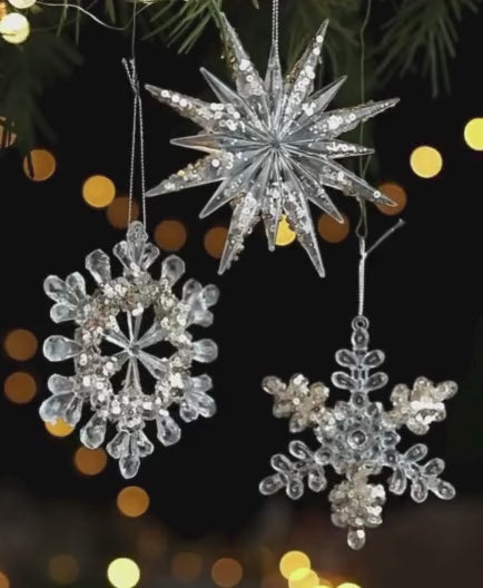Crystal Key Christmas Tree Ornament