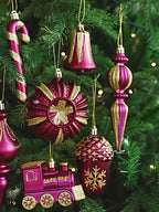 Red Rose Christmas Tree Charms