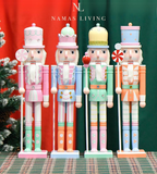 Pastel Nutcracker Holiday Ornament and Decoration