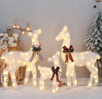 Enchanting Christmas Elk Ornament Set
