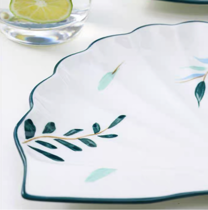 Uchiwa Ceramic Plate