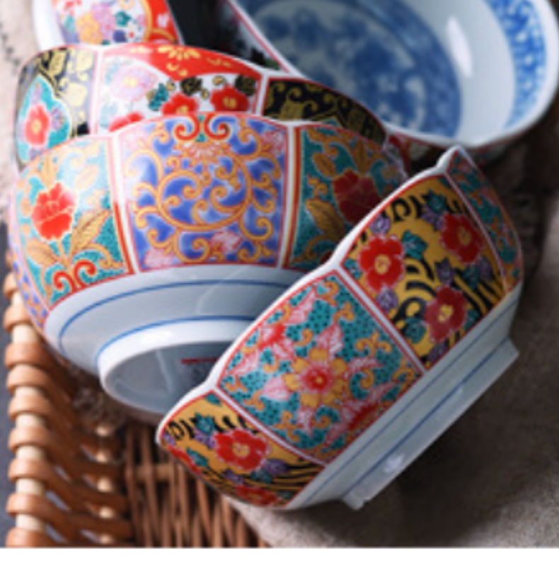 Imperial Chinoiserie Style Ceramic Bowl