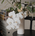 Cambon White Ceramic Vase