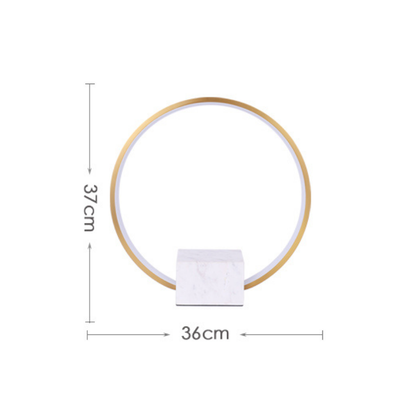 Modern Round Marble Table Lamp