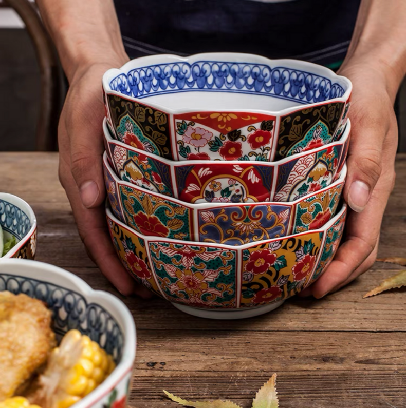 Imperial Chinoiserie Style Ceramic Bowl