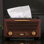 Vintage Radio Tissue Box Holder