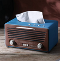 Vintage Radio Tissue Box Holder
