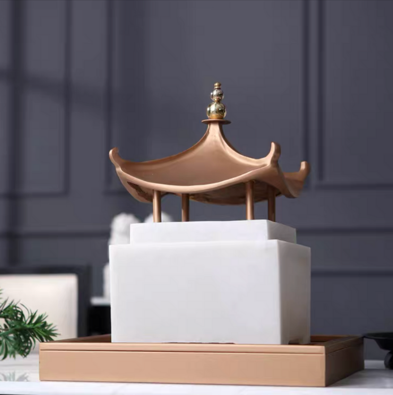 Premium Chinoiseries Marble Ornament