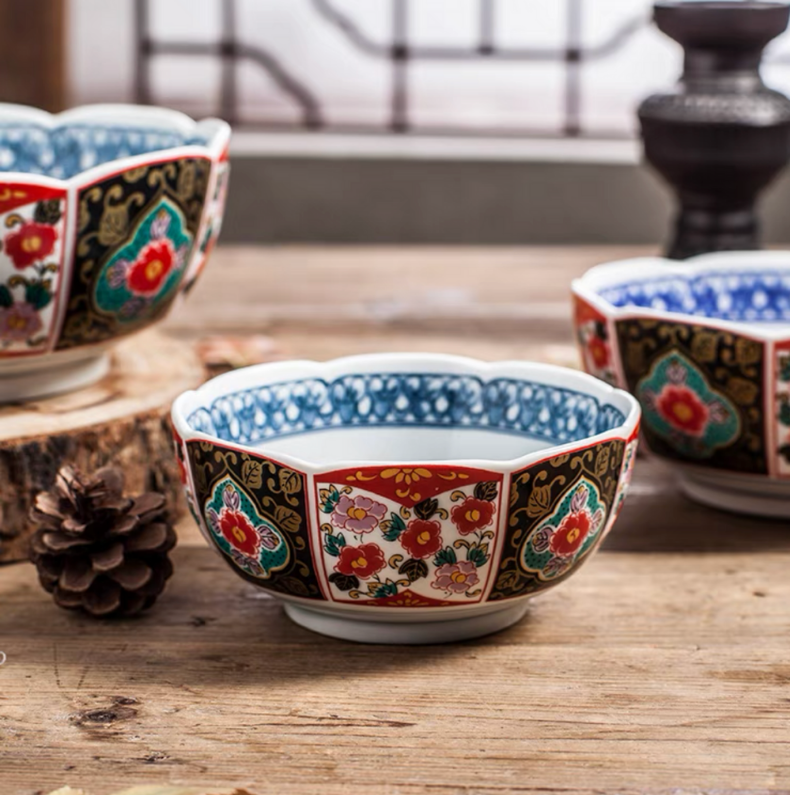 Imperial Chinoiserie Style Ceramic Bowl
