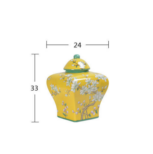 Amarilla Yellow Ginger Jars