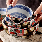 Imperial Chinoiserie Style Ceramic Bowl