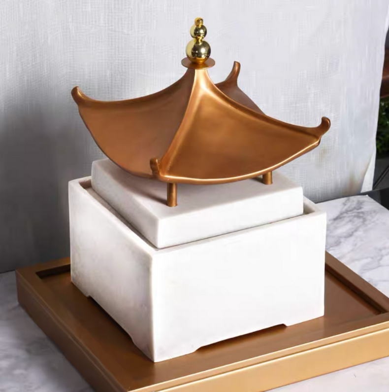 Premium Chinoiseries Marble Ornament