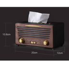 Vintage Radio Tissue Box Holder