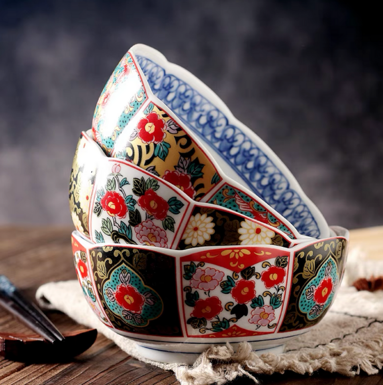 Imperial Chinoiserie Style Ceramic Bowl