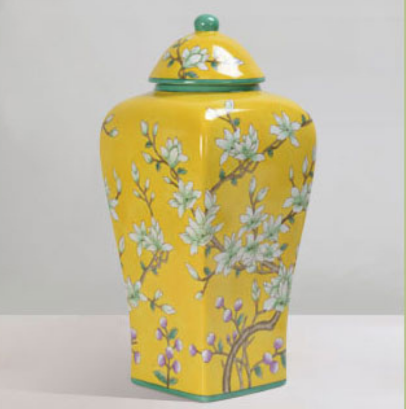 Amarilla Yellow Ginger Jars