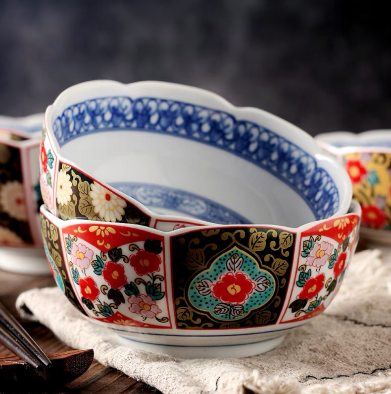 Imperial Chinoiserie Style Ceramic Bowl