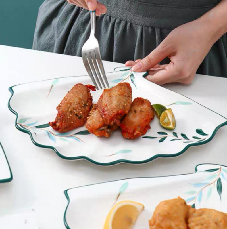 Uchiwa Ceramic Plate