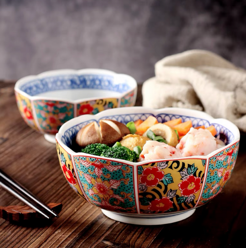 Imperial Chinoiserie Style Ceramic Bowl