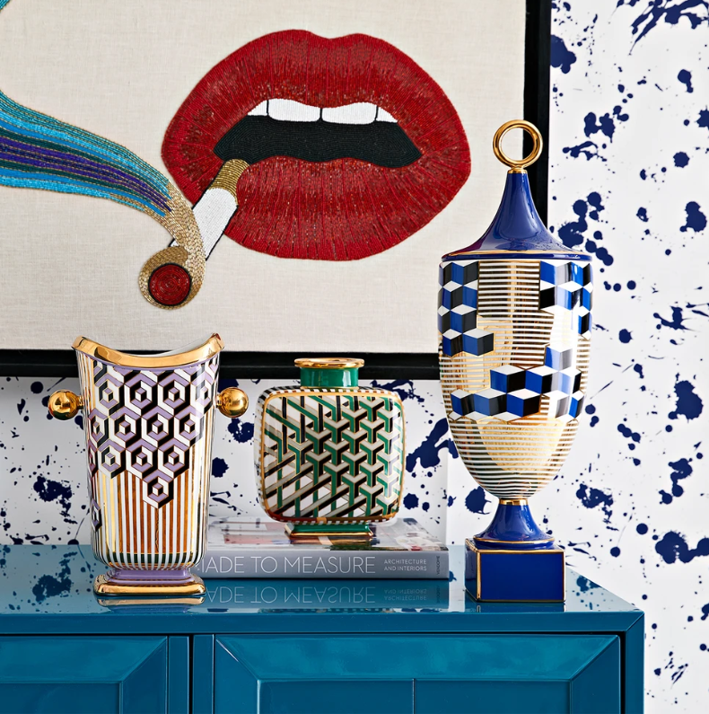 Eclectic Retro Vase