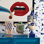 Eclectic Retro Vase
