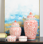 Coral Ceramic Vase