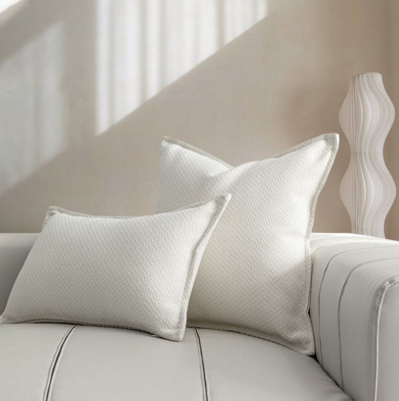 Modern White Pillow Case