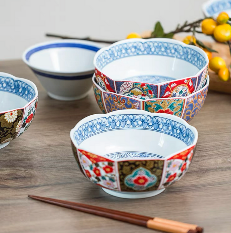 Imperial Chinoiserie Style Ceramic Bowl