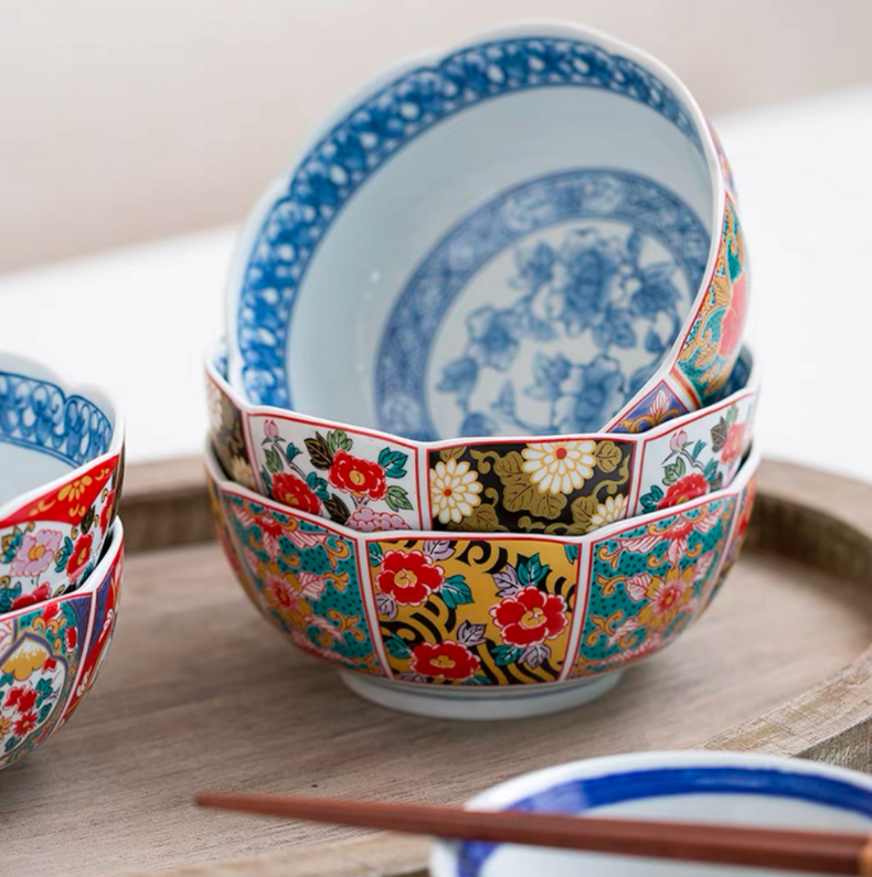 Imperial Chinoiserie Style Ceramic Bowl