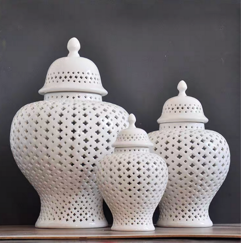 Casablanca Ginger Jar and Covered Lantern