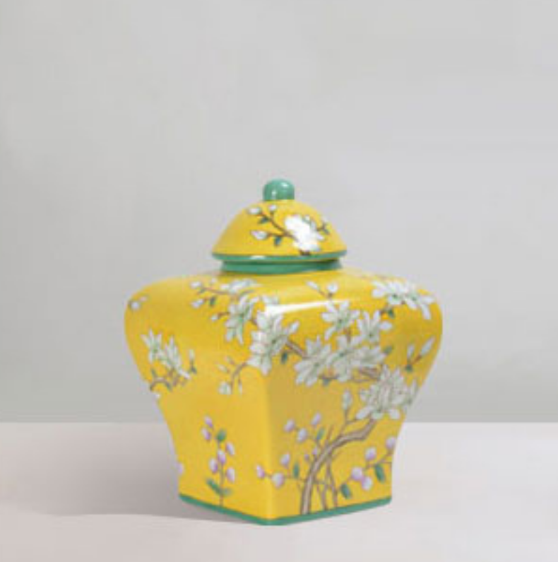 Amarilla Yellow Ginger Jars