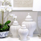 Casablanca Ginger Jar and Covered Lantern