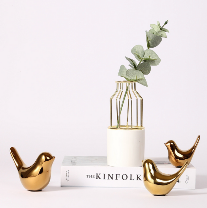 Golden Bird Ornament