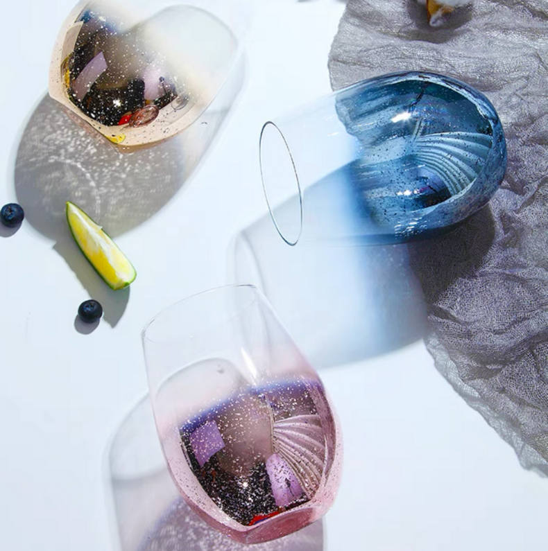 Meteorite Drinking Glass