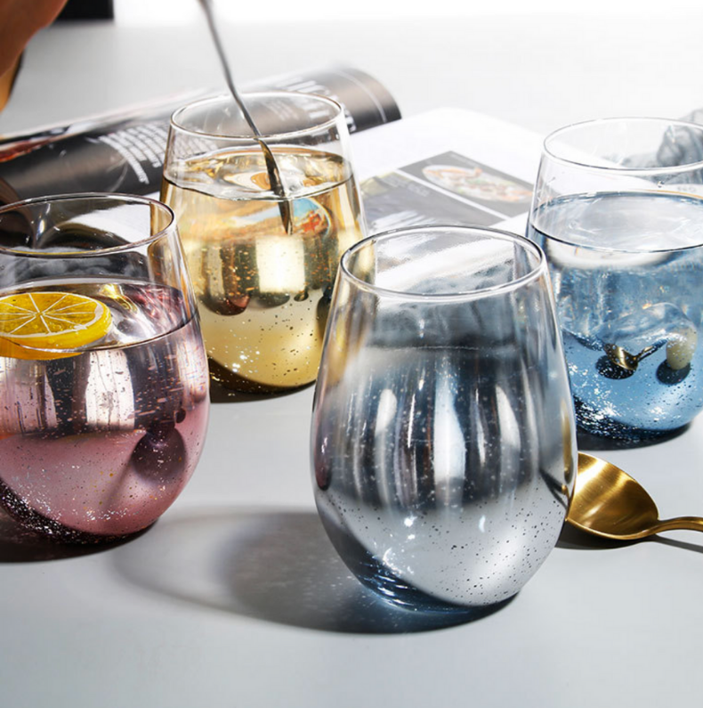 Meteorite Drinking Glass