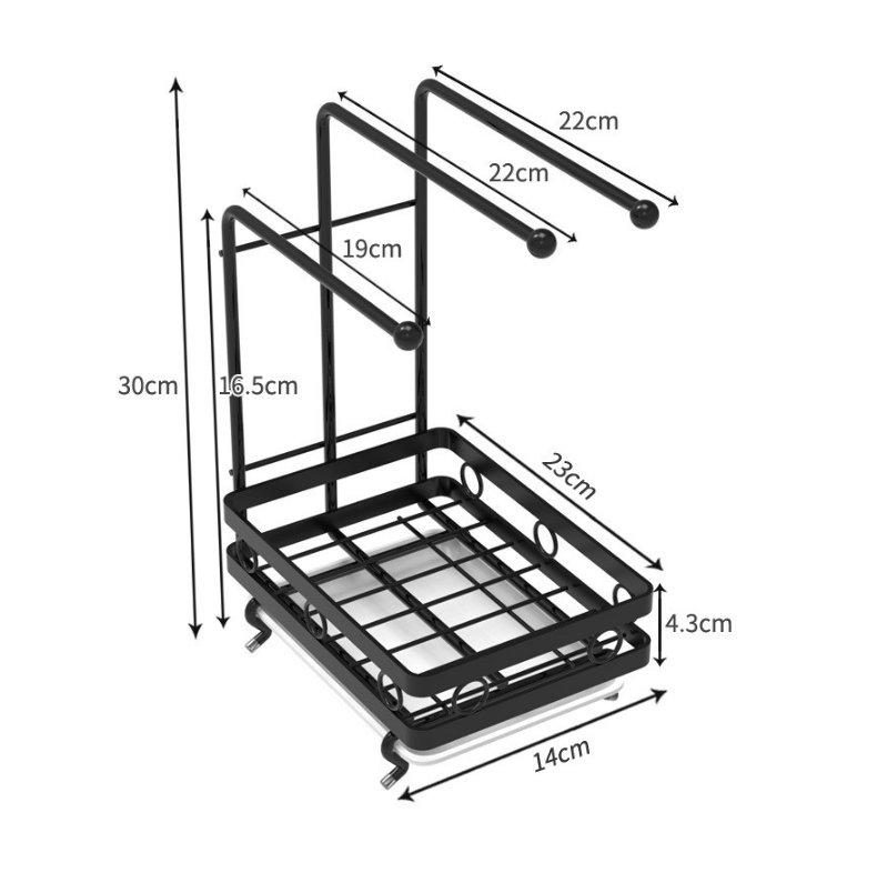 Cleaning Tools Drying Organizing Draining Rack