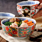 Imperial Chinoiserie Style Ceramic Bowl