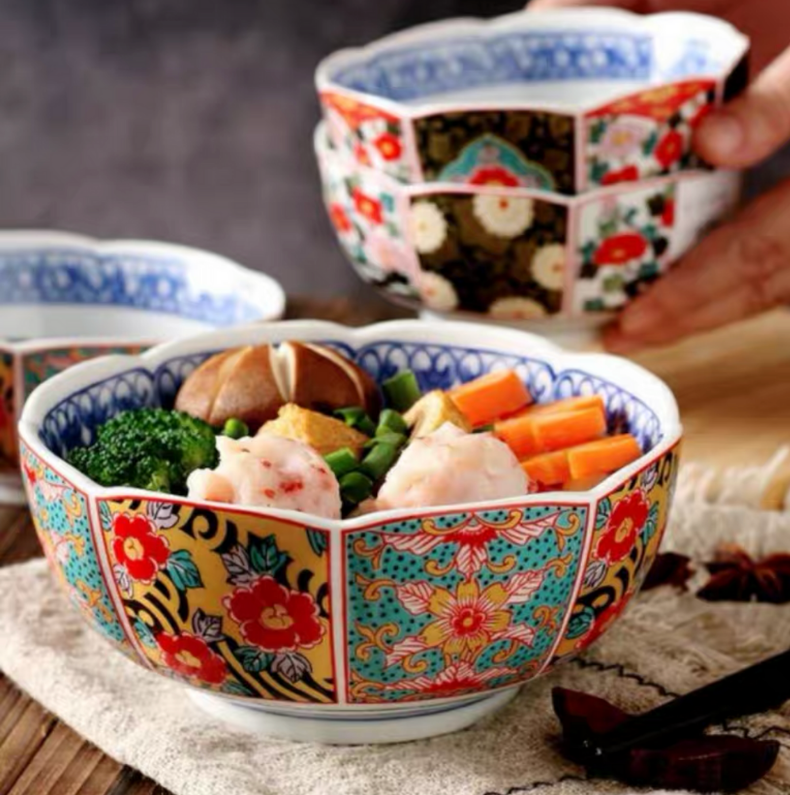 Imperial Chinoiserie Style Ceramic Bowl