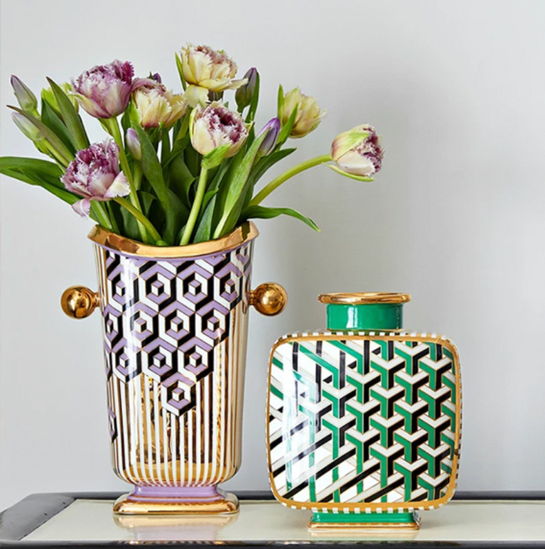Eclectic Retro Vase