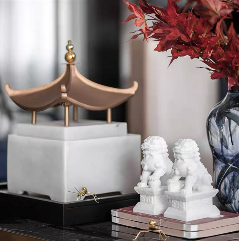 Premium Chinoiseries Marble Ornament