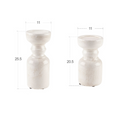 White Porcelain Candelabra