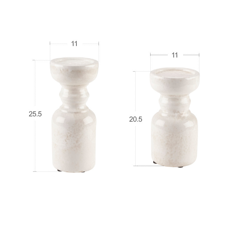 White Porcelain Candelabra