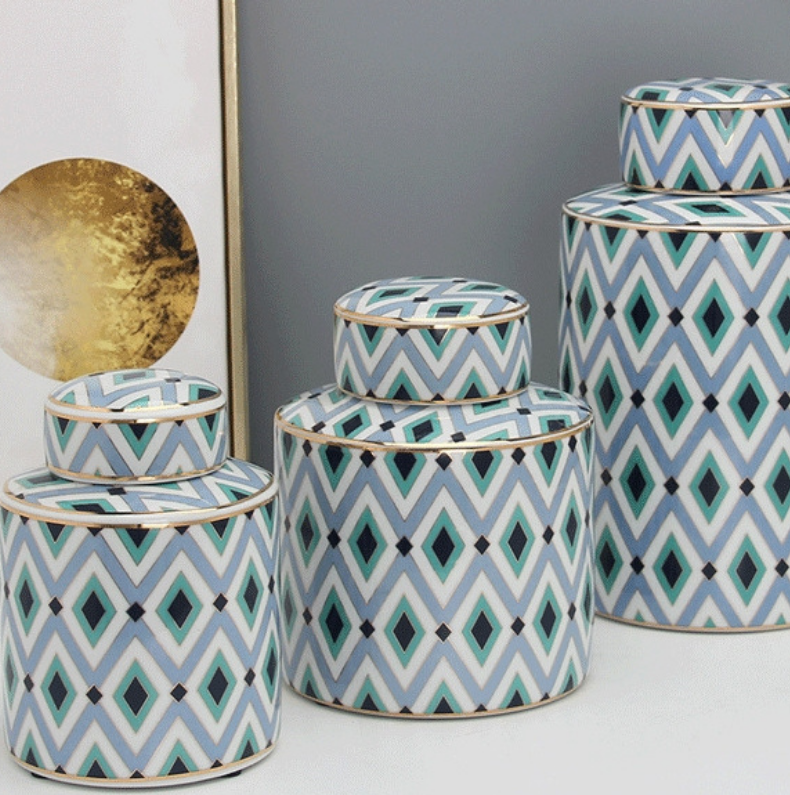 Retro Ginger Jar Vase